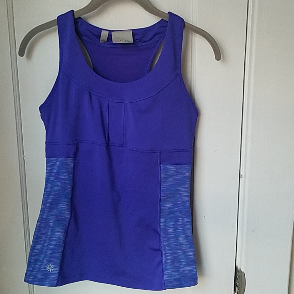 Athleta Fitted Tank with built in bra - Picture 1 of 5